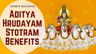 Benefits of Aditya Hrudayam Stotram  Miracles of Aditya Hridayam Stotram [upl. by Arnaud]