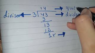 What is Quotient  Dividend  Divisor  Remainder [upl. by Suirtimed880]