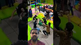 dance love funny trampoline fun friends dancer viralvideo foryou trending  bts shorts [upl. by Neeuq]