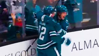 Macklin Celebrini First NHL Goal  San Jose Sharks vs St Louis Blues 2024 NHL Highlights [upl. by Nixie693]