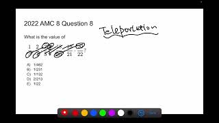 2022 AMC 8 problem 8 solution [upl. by Spancake]