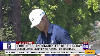 Former Jesuit standout Chase Sienkiewicz makes PGA debut at Napas Fortinet Championship [upl. by Eiloj]