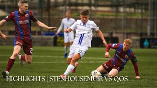 Match Highlights  Stenhousemuir 00 QOS [upl. by Etnoval708]