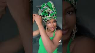 Tutorial foulard africain ✅ [upl. by Annirak]