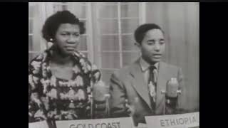 1957 high school debate in USA between students from various African countries [upl. by Airrotal]