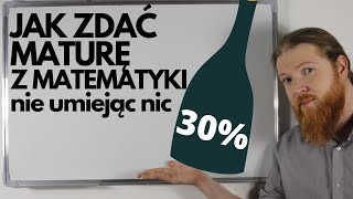 Jak zdać maturę z matematyki nie umiejąc nic MIEDZIANY FSOR RADZI [upl. by Tezzil352]