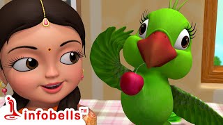 Chitti Chilakamma Amma Kottinda  Telugu Rhymes for Children  Infobells [upl. by Guild907]