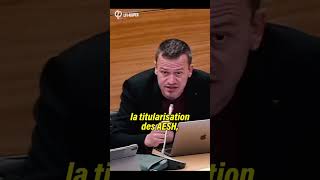 Un député se plaint du manque d’AESH aesh handicap education enfantsheureux ecole inclusion [upl. by Atolrac]