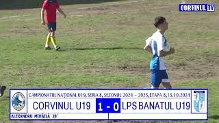 Juniori U19 Corvinul  LPS Banatul Timișoara 30 13102024 [upl. by Maletta]