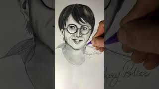 My Harry Potter Charcoal drawing harrypotter shorts charcoal drawing [upl. by Enayr]