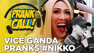 Vice Ganda nakaganti na kay Hashtag Nikko  PRANK CALL [upl. by Keriann]