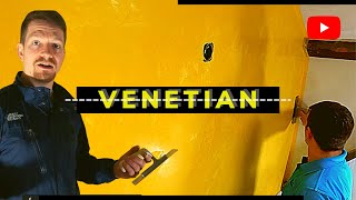 Venetian Plastering A Wall  Beginners GUIDE TO Polished Plastering [upl. by Ocnarf]