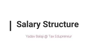 Salary Structure for PF wages calculation  English [upl. by Keare]