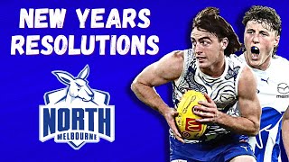 North Melbourne AFL 2024 Resolutions [upl. by Trakas]