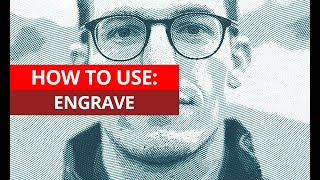 How To Use Engrave Photoshop Action [upl. by Lorri]