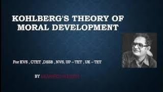 Kohlberg theory of moral development Child pedagogy CTET  UTET KVS NVS  ctet utet kvsnvs [upl. by Ahsilla462]