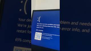 Blue screen of death [upl. by Kwok]