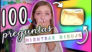 CONTESTO 100 PREGUNTAS MIENTRAS PINTO MI PLACA DEL MILLÓN 🌈 Dani Hoyos [upl. by Sibilla]