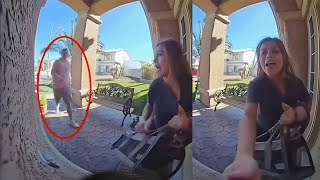 50 MOST DISTURBING Moments Caught On Doorbell Camera Vol 13 [upl. by Bajaj]