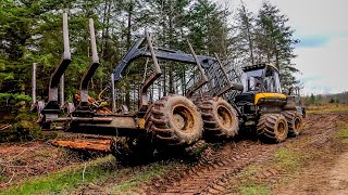 ⚠️Ponsse ELK en action  débardage Forêt de sapin🌲Engin forestier [upl. by Yenffit]