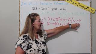 Adv Math Unit 1 Lesson 2 Factoring Polynomials [upl. by Lenzi]