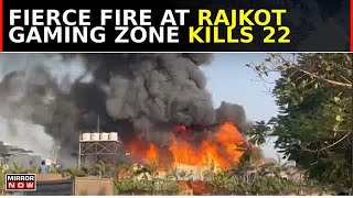 Gujarat Rajkot Game Zone Fire Kills 22 Including Children  Horrific Visuals On Cam  Latest News [upl. by Vassily]