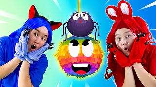 Piñata Song amp Animals Surprise  Woolfy Kids Videos [upl. by Berliner71]