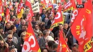 Manifestation contre laustérité Lyon [upl. by Delilah648]