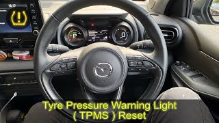 2023 MAZDA 2 tyre pressure warning reset [upl. by Llyrrad762]