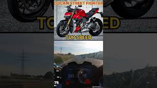 Ducati StreetFighter V4 Top Speed ducati [upl. by Moazami926]