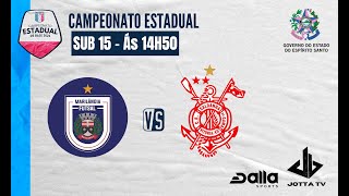 Marilândia Vs Saldanha da Gama  SUB 15  Campeonato Estadual de Base 2024 [upl. by Gannie]