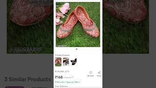 Ethnic Juttis Under Rs200meesho jutti [upl. by Leahcimal]