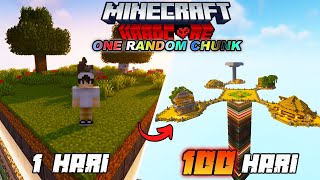 100 Hari di Minecraft Hardcore Tapi Cuma Satu Random Chunk [upl. by Gerk]