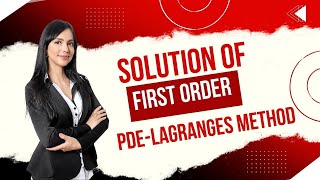 Solution of first order of PDELagranges Method  SGEETHA  SNS Institutions [upl. by Ainerbas]