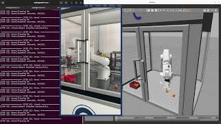 Pick and Place Task  ROS2 Robot Simulation and Control ABB IRB120  Schunk EGP64 [upl. by Fauman912]