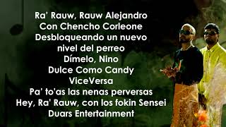 Rauw Alejandro Chencho Corleone  Desesperados LetraLyrics [upl. by Budding]