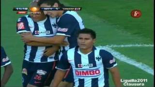 Monterrey vs Pumas UNAM 31 Cuartos De Final Liguilla 2011 IDA 050511 [upl. by Roselia427]