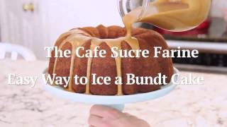 How to Ice a Bundt Cake [upl. by Yllil640]