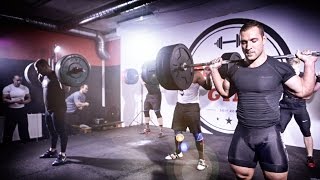 Cyclist VS Powerlifter VS Strongman  5 minute SQUAT BATTLE [upl. by Rubina]