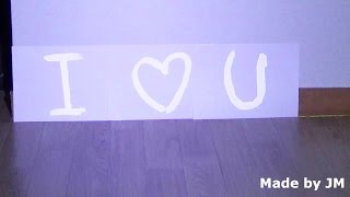 How to make reflective letters [upl. by Worth]