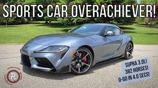 The 2022 Toyota GR Supra 30 Is An Excellent AllAround Daily Sports Car [upl. by Scoter]