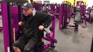 Planet Fitness Triceps Press Machine How to use the triceps press machine [upl. by Erida]