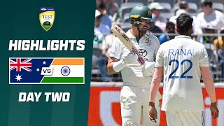 Australia v India 202425  First Test  Day Two [upl. by Denton]