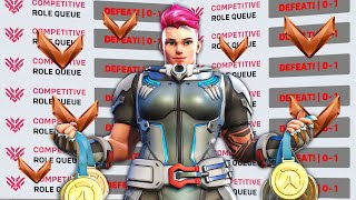 I Spectated A Bronze Zarya who LOST 30 GAMES in a ROW in Overwatch 2 [upl. by Nevarc]