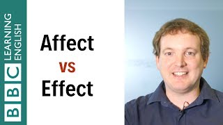 Affect vs Effect  English In A Minute [upl. by Novanod]