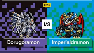 Digimon TCG Dorugoramon vs Imperialdramon BT15 Match [upl. by Kucik228]