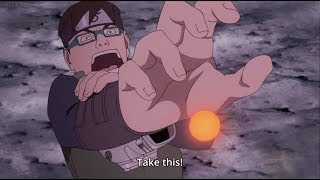 Katasuke Uses Scientific Ninja Tool Against Momoshiki Boruto episode 65 English dub HD [upl. by Enrika]