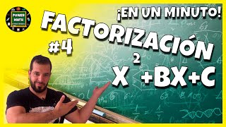 ✅Como FACTORIZAR TRINOMIOS de la forma x2bxc FÁCIL y RÁPIDO💯 [upl. by Azne]