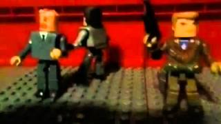 The batman legacy ep 2 scarecrow lego minimates stop motion [upl. by Haff275]