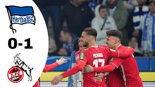 Hertha BSC 01 FC Köln Highlights  Bundesliga 20242025 [upl. by Whall]